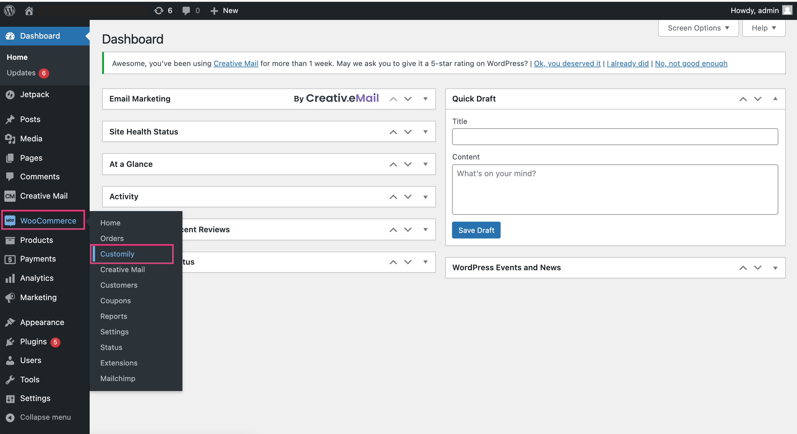 Access Customily for Customily