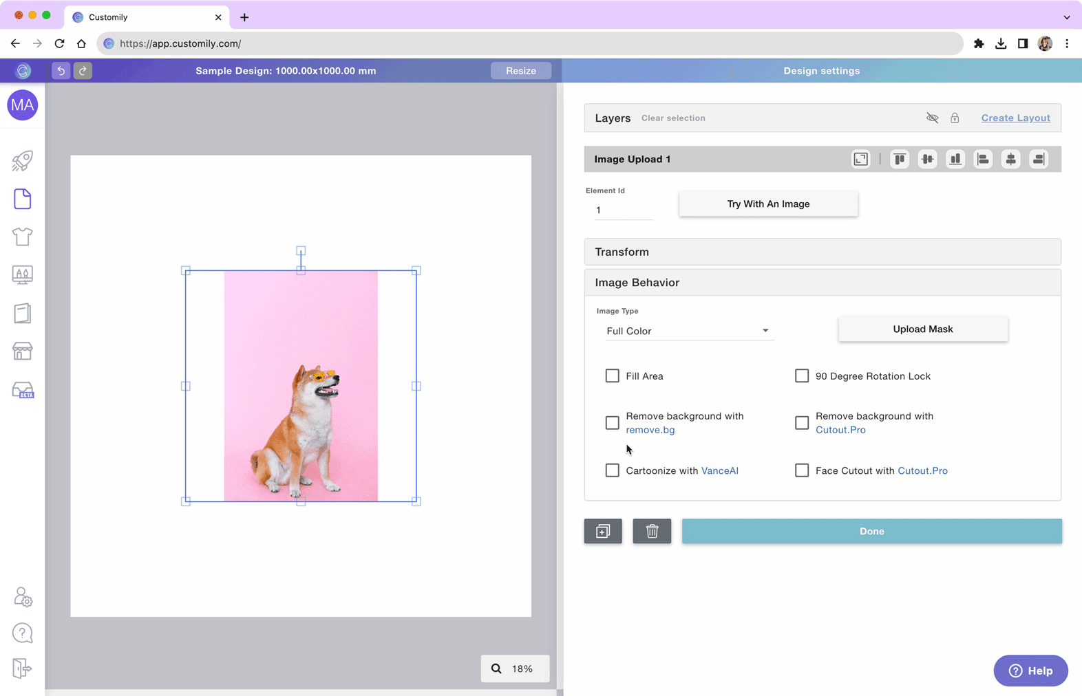 Image placeholder Customily