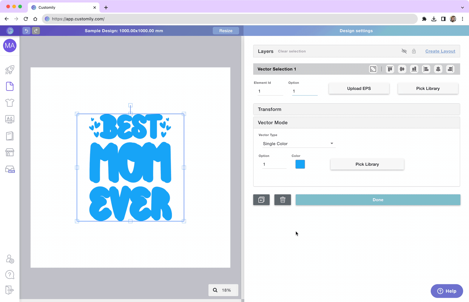Vectors with multiple Color options Customily