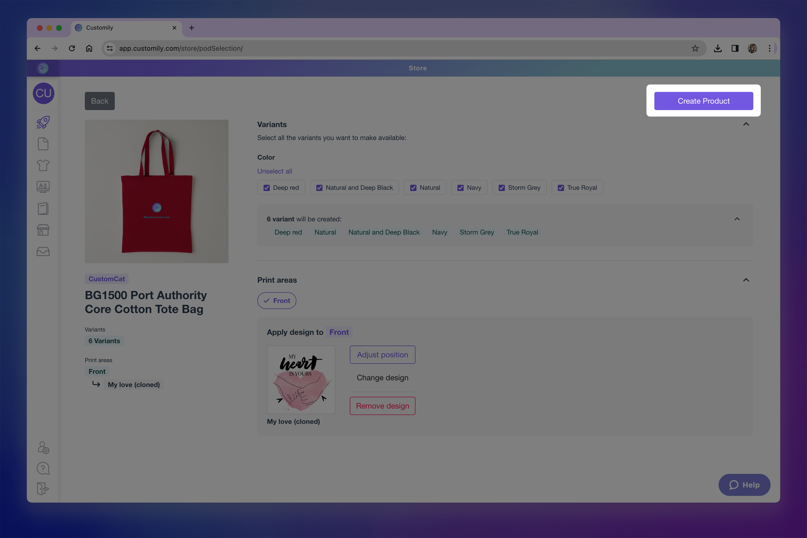 Create product with my design.png